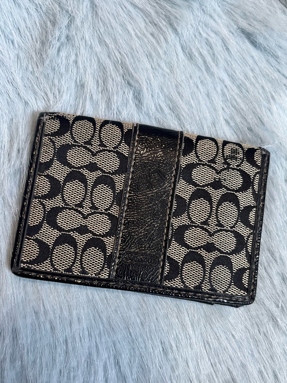 Coach Y2K Style Signature Card Holder